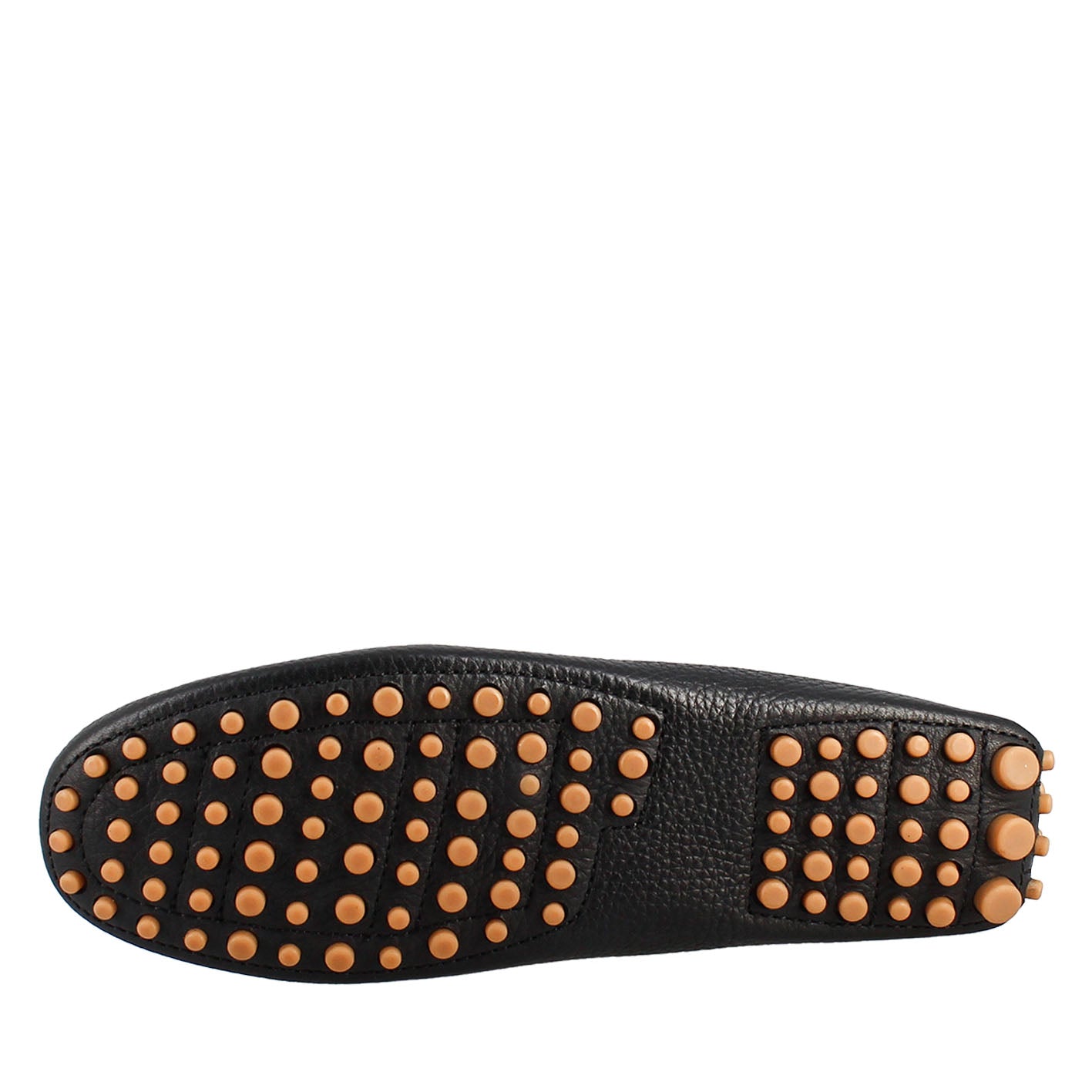 Mocassino da donna con lacci in pelle nero - LeonardoShoes