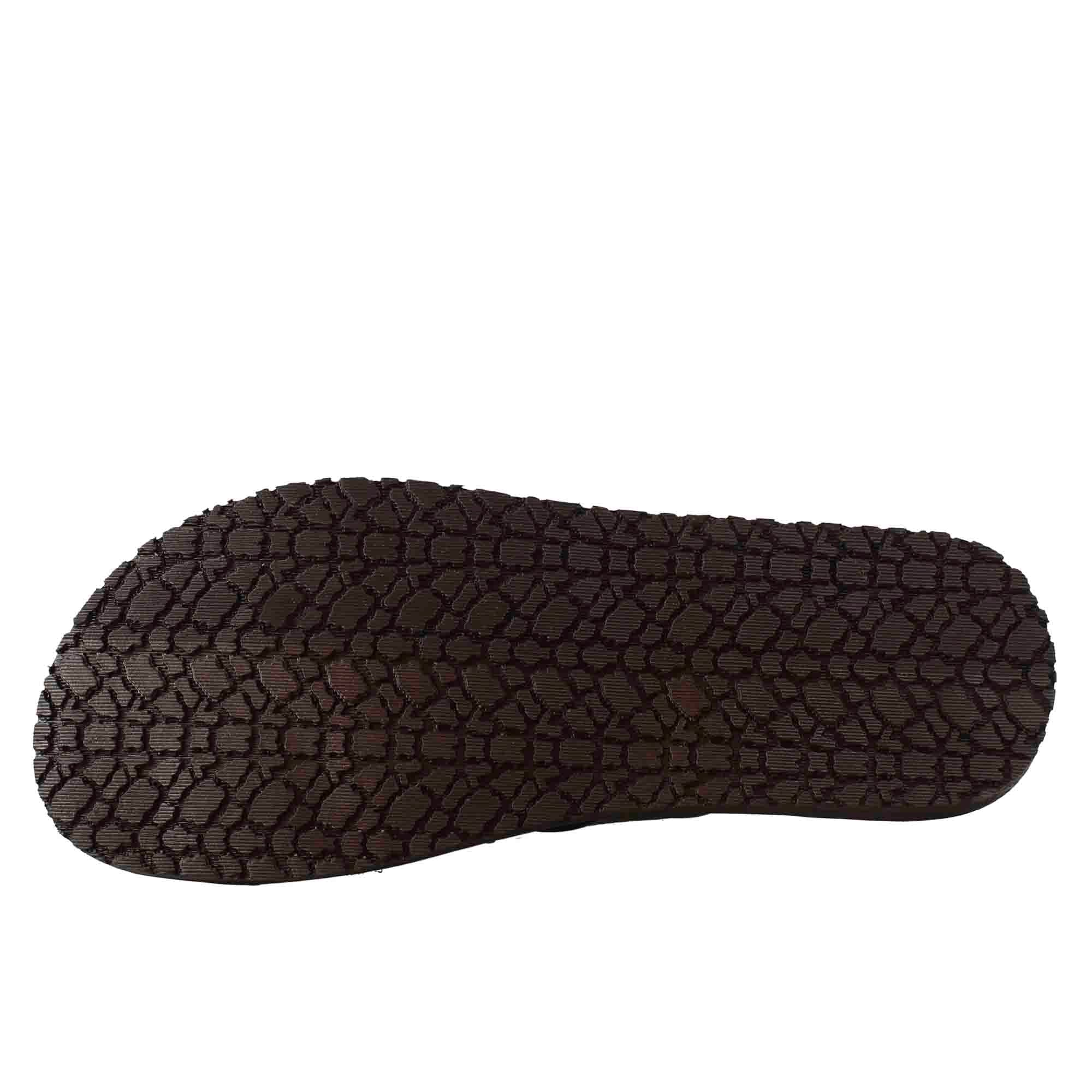 Sandali da uomo ciabatta con tre fasce incrociate fatti a mano in pelle nera - LeonardoShoes