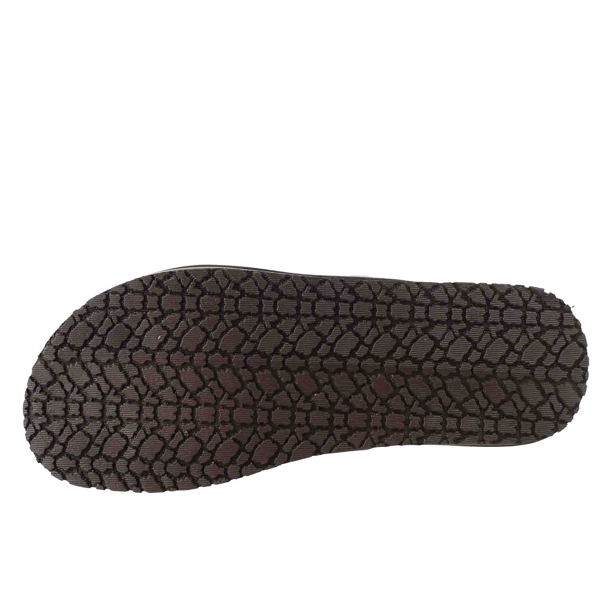 Sandali uomo a H in pelle colore nero