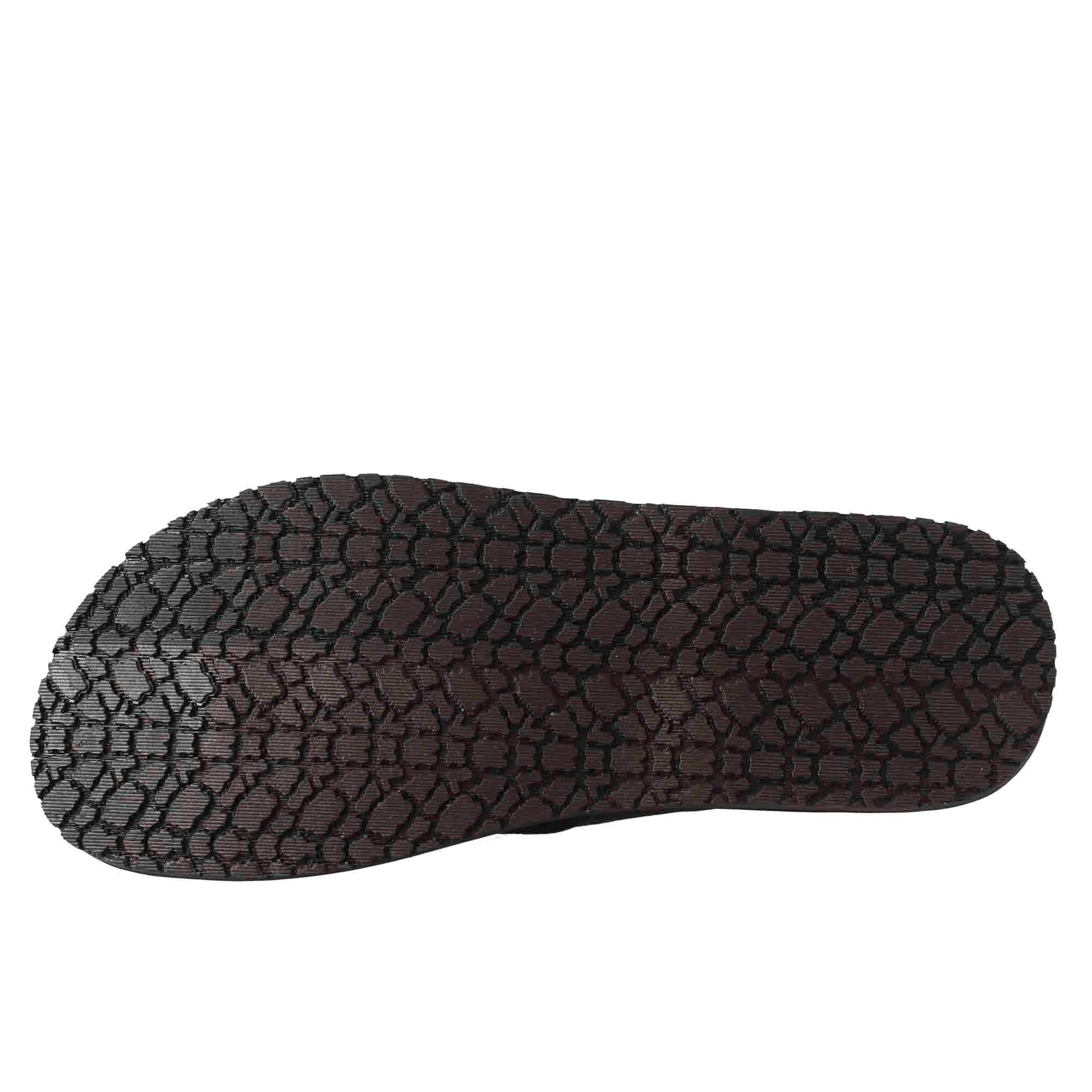 Sandali infradito a ciabatta da uomo fatti a mano in pelle nera - LeonardoShoes