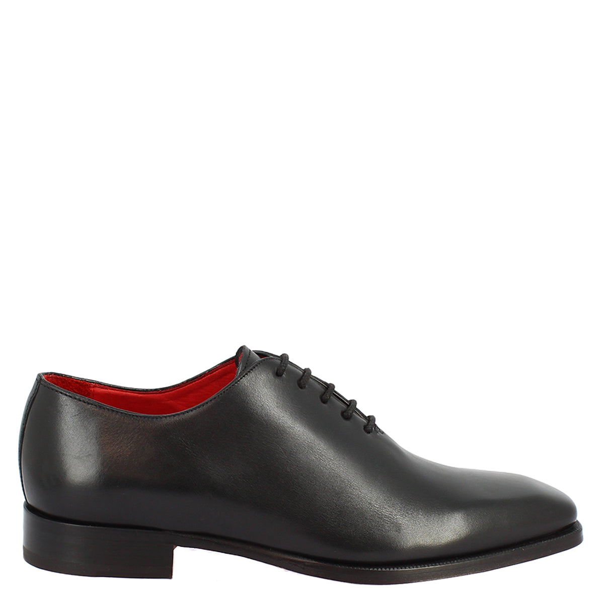 Scarpe da uomo fatte a mano stringate in pelle nera con lacci - LeonardoShoes
