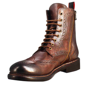 Candy amphibians for men in bronzed washed leather