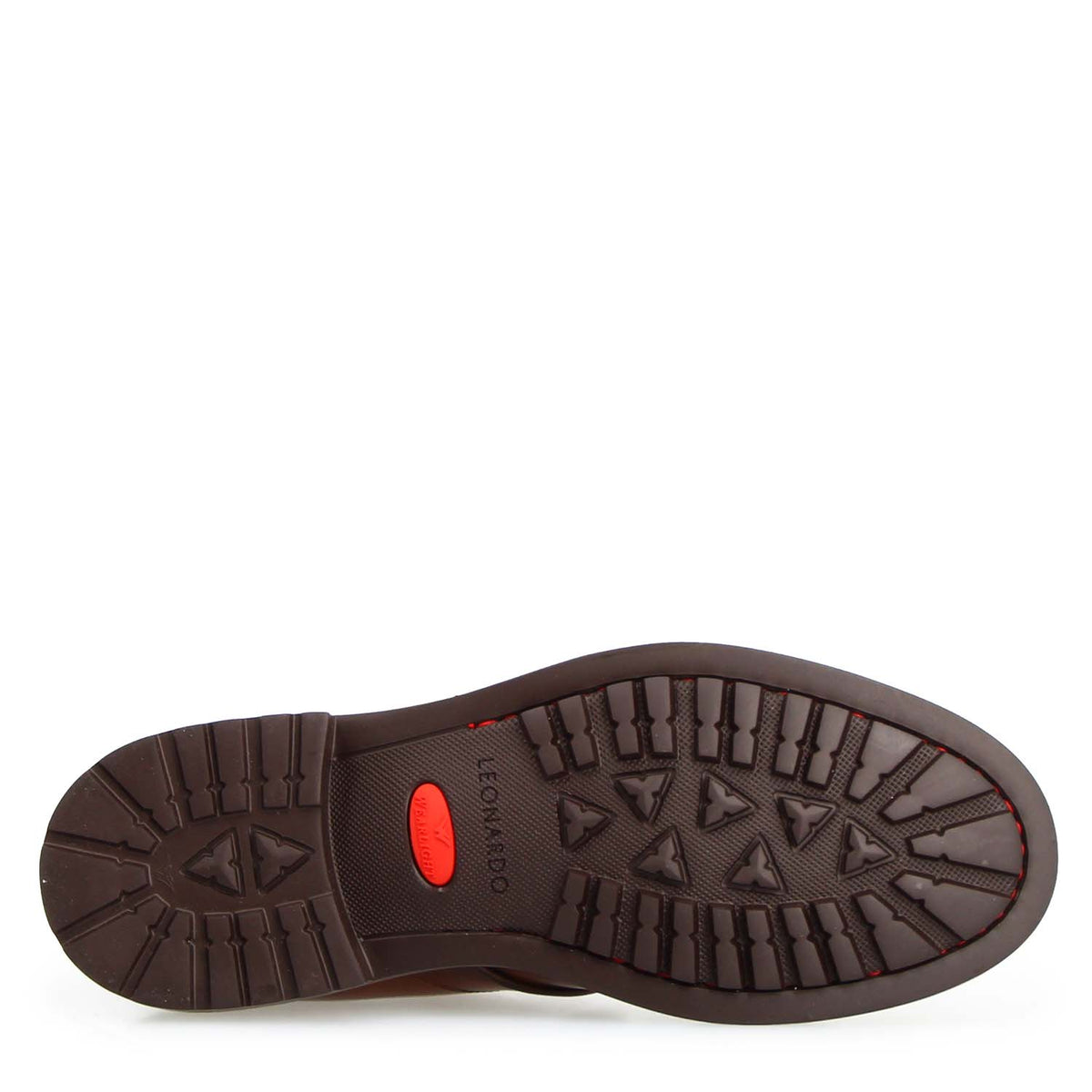 Bacco chukka boot da uomo in pelle marrone
