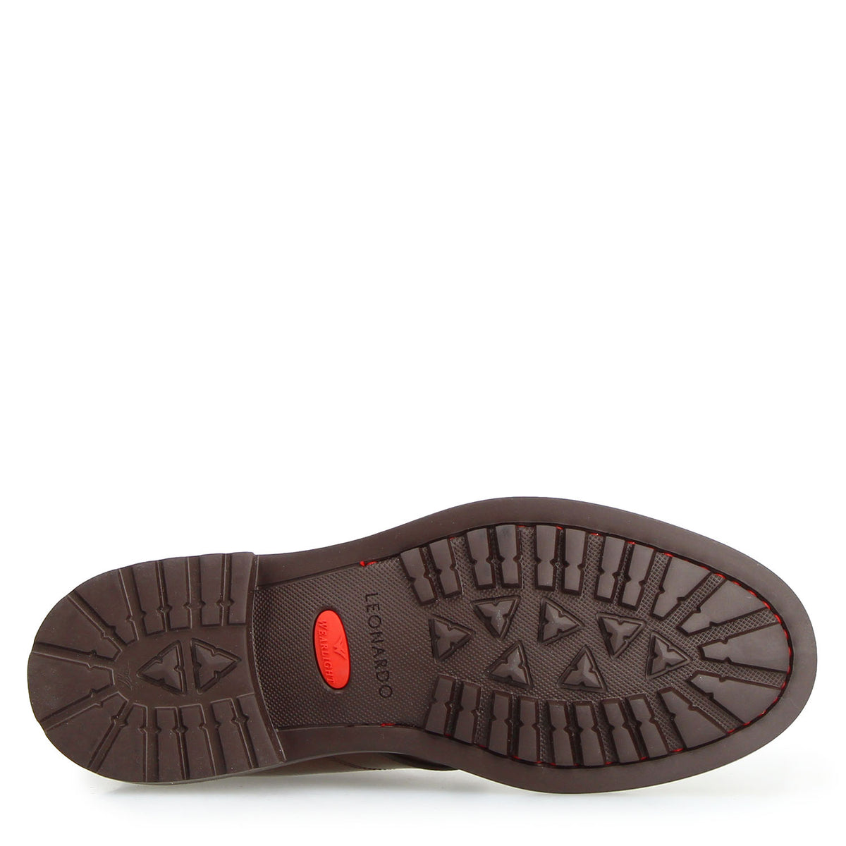 Wearlight sole matched to the upper on the Bacco dark brown chukka boot