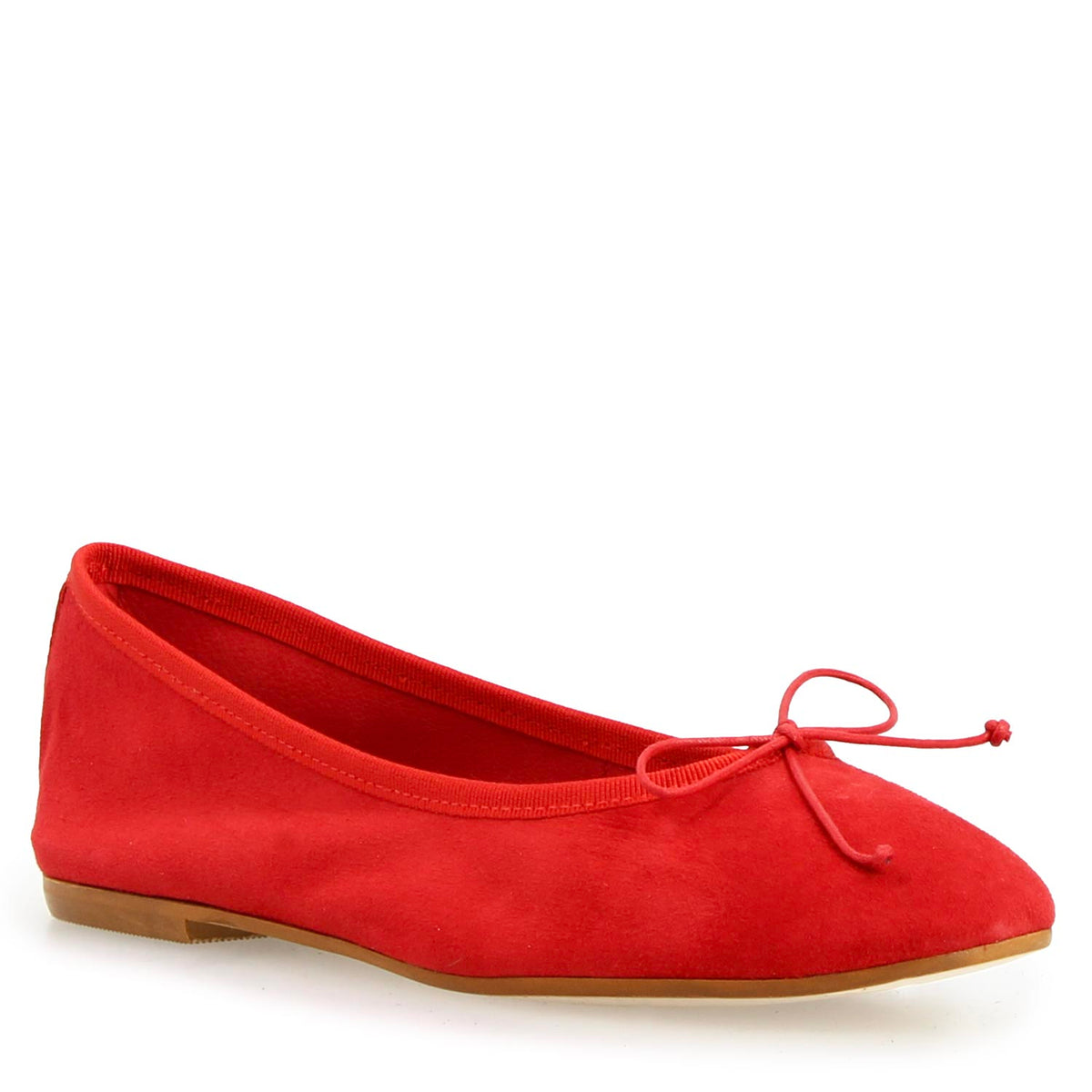 Ballerine Donna Punta Rotonda Con Fiocco - Comode Ed Eleganti, Scarpe Ginnastica Per Uso Quotidiano - Marrone, 39 EU - 5
