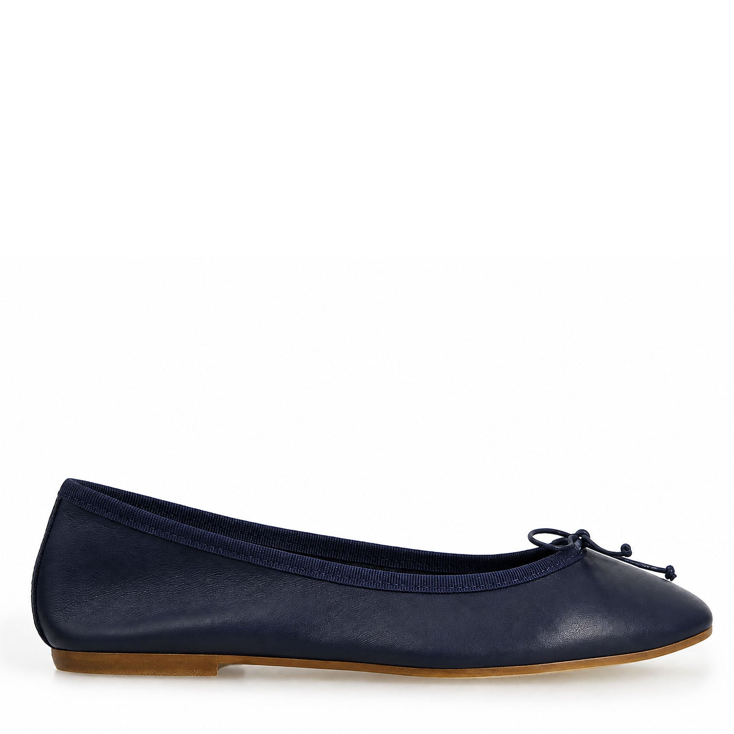Blue leather ballet flats Fiocco for women