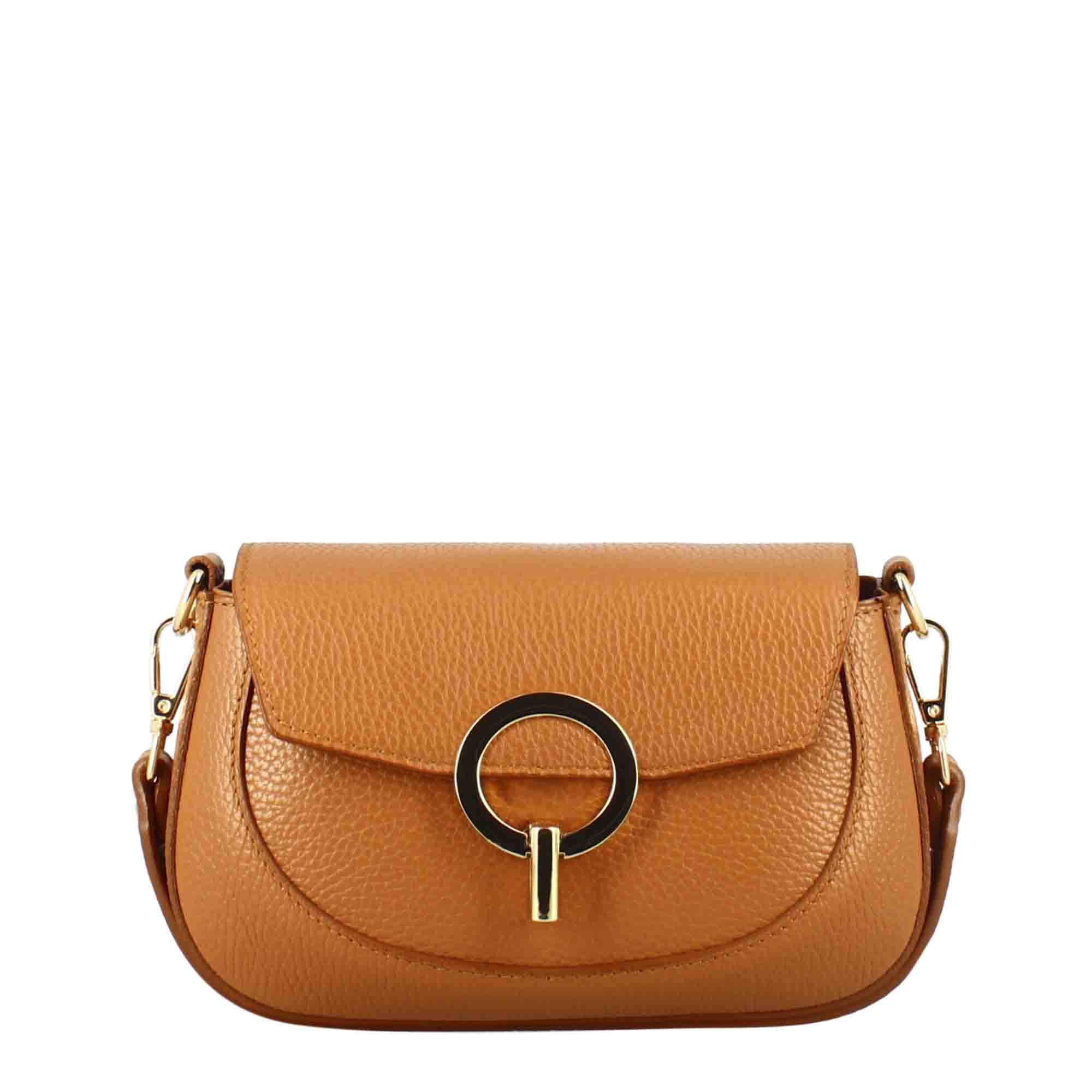 Grace women's brown leather handbag