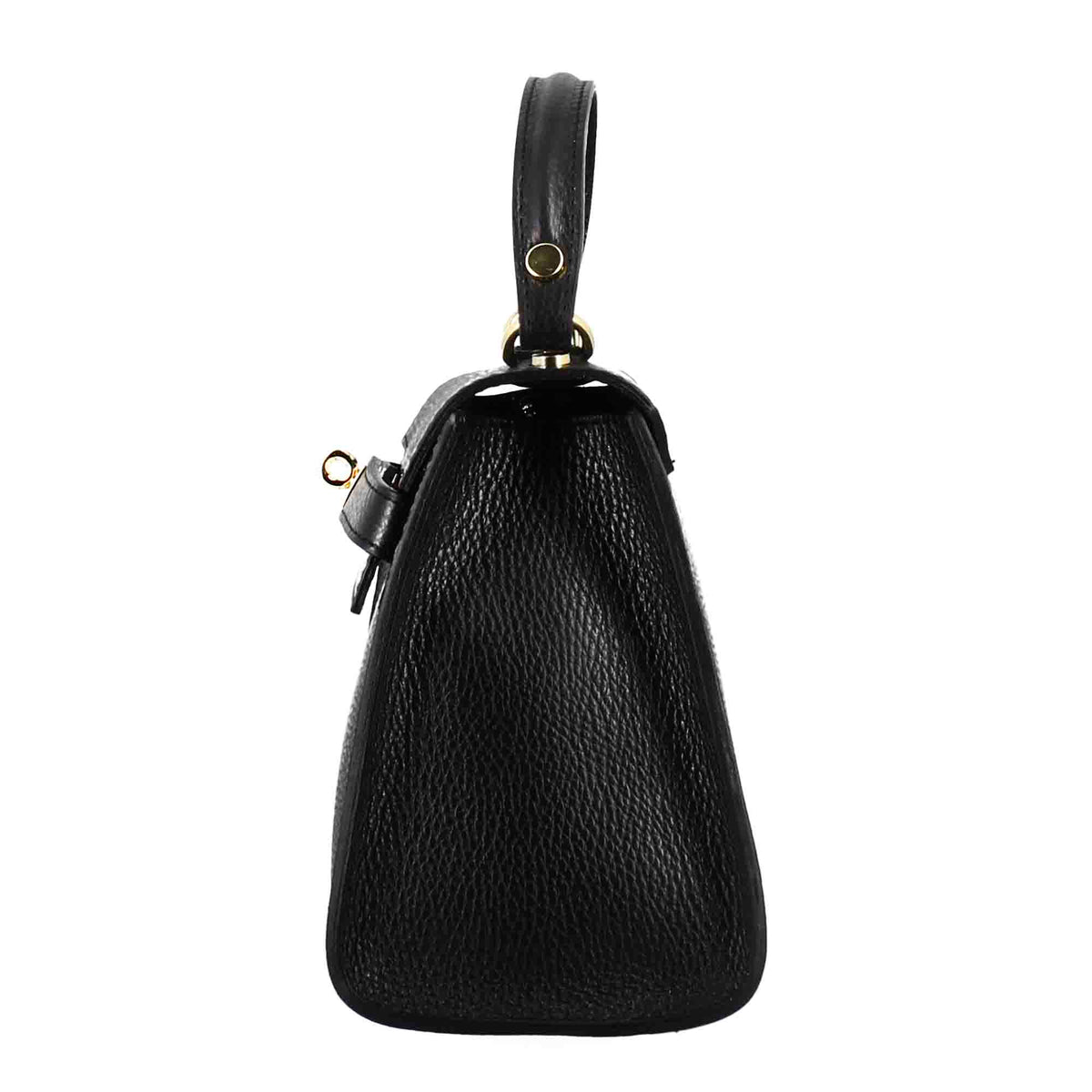 Borsa a mano Lady K da donna in pelle colore nero