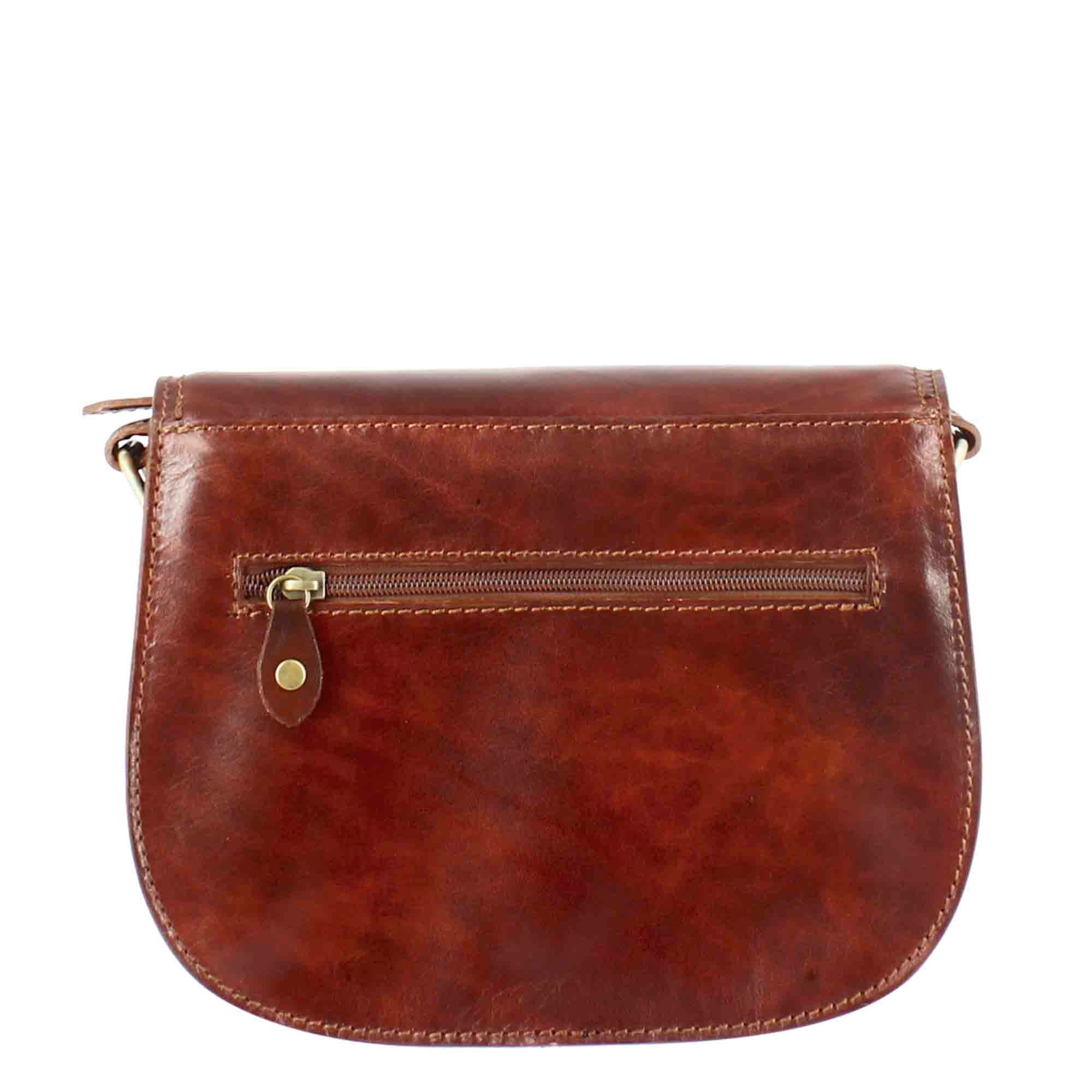 Essential women's bag in dark brown smooth leather