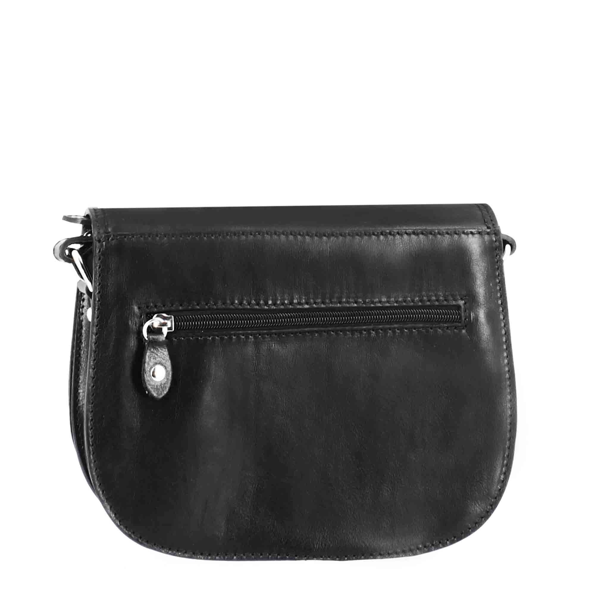 Essential Bag für Frauen aus schwarzem Glattleder