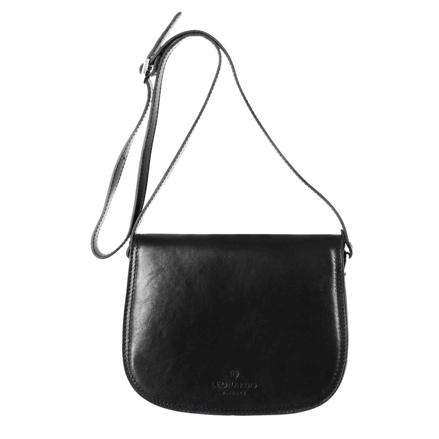Essential Bag für Frauen aus schwarzem Glattleder
