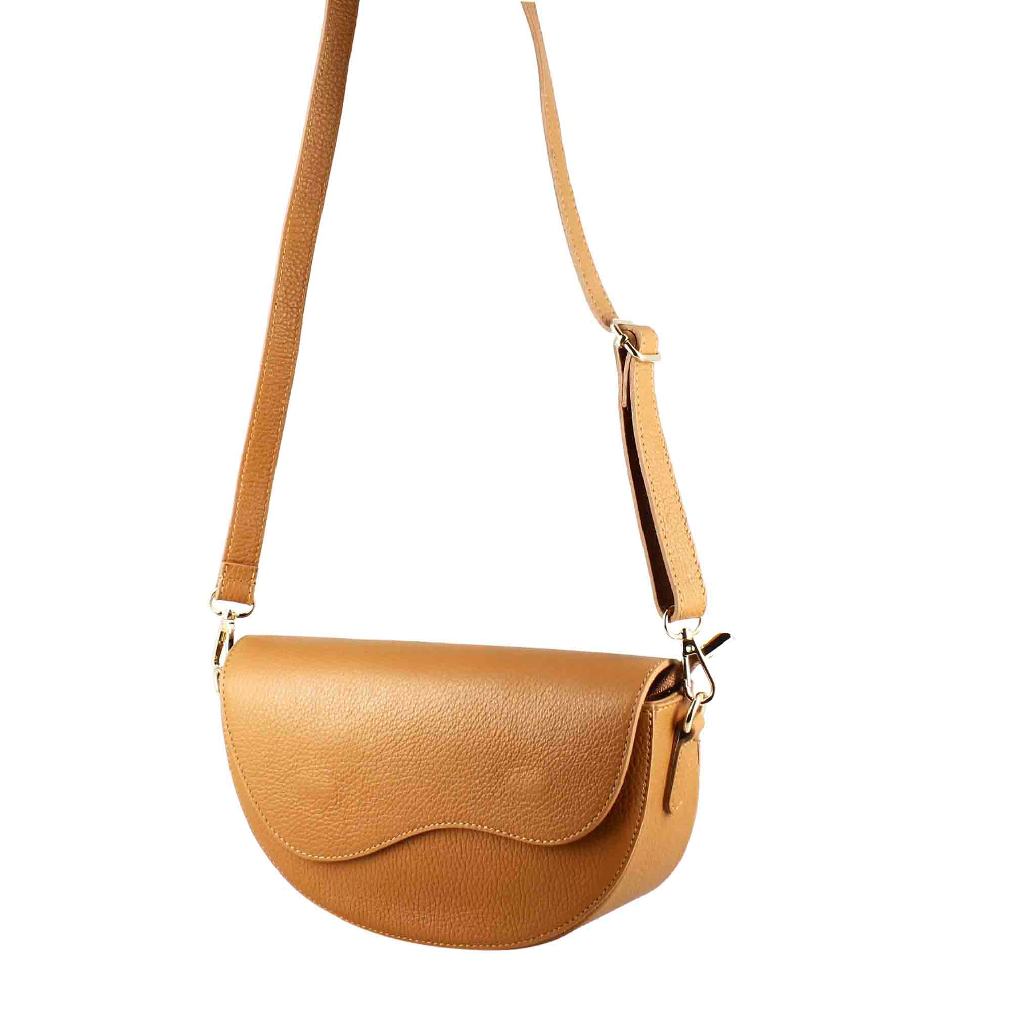 Sac bandoulière Kate moyen en cuir martelé multicolore
