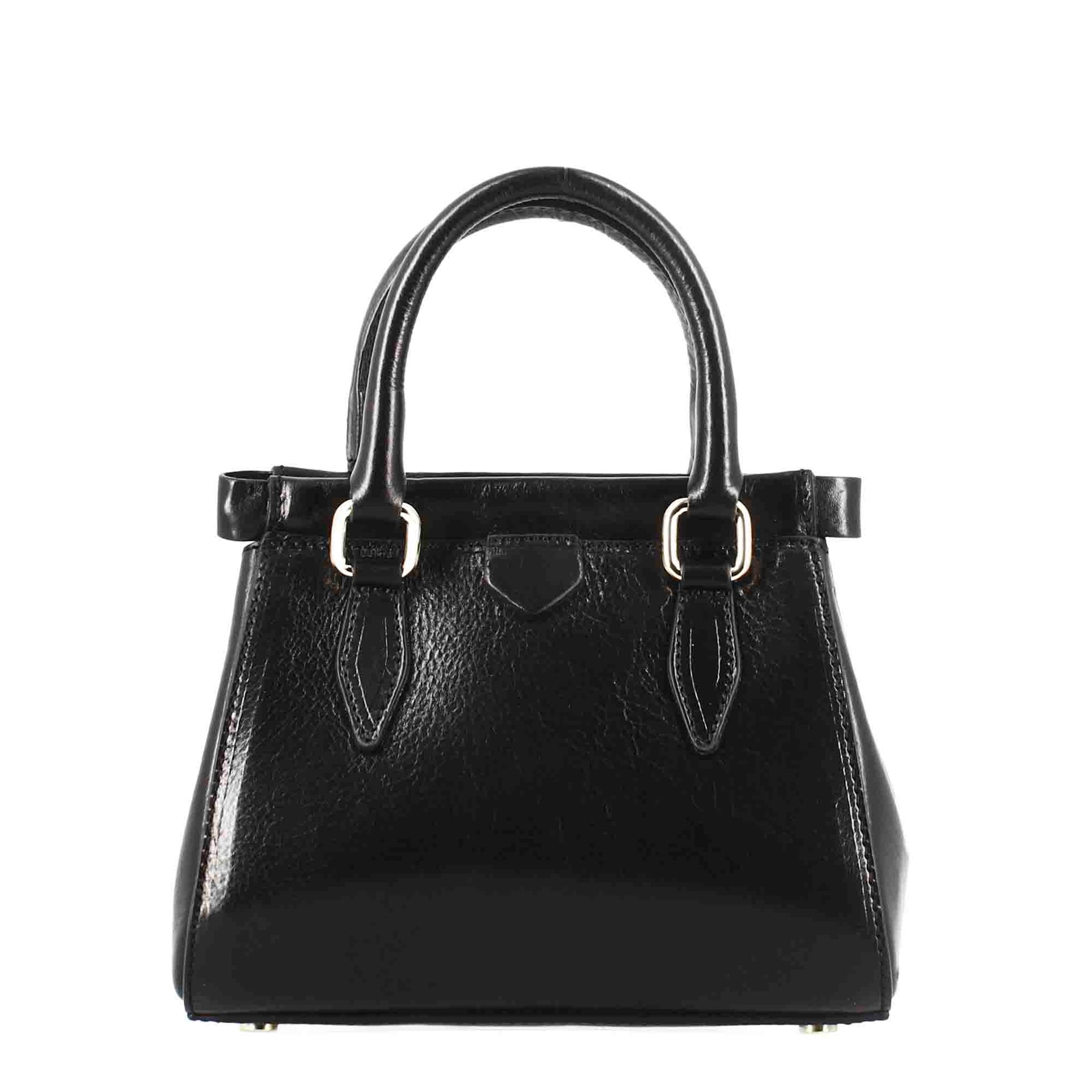 Fiorenza leather handbag with removable black shoulder strap