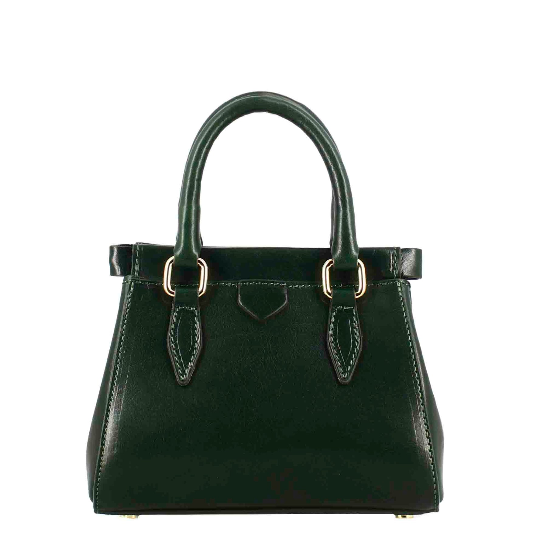 Fiorenza Lederhandtasche mit abnehmbarem Schulterriemen Farbe grün
