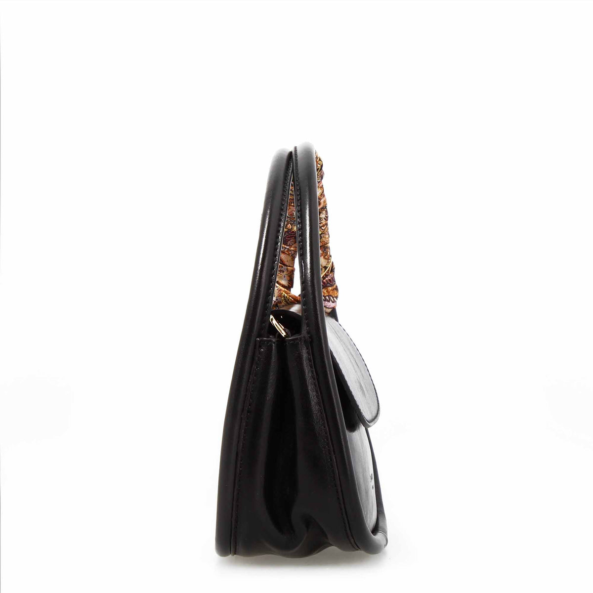 Borsa a mano Caterina artigianale da donna in pelle nera