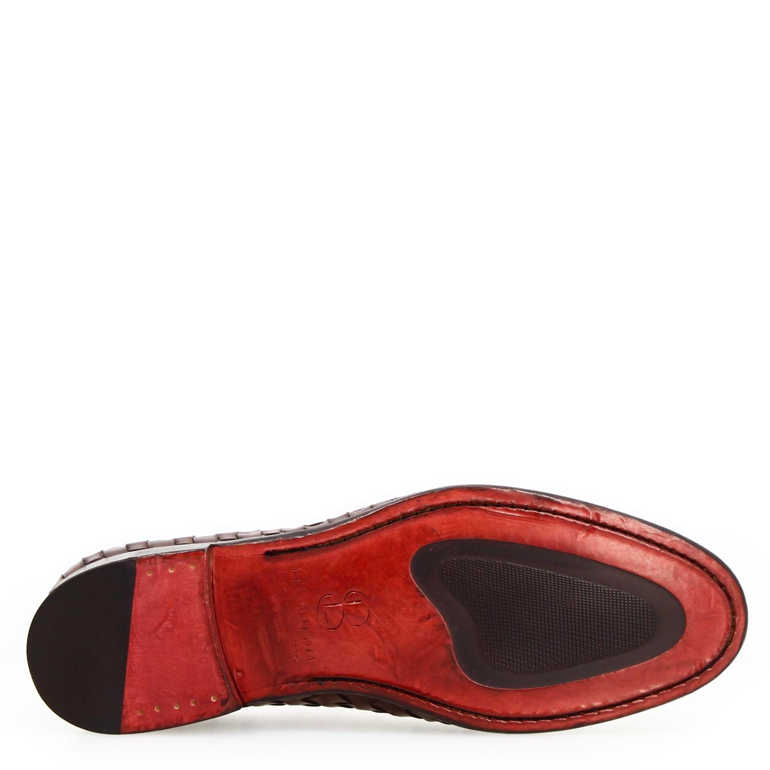 Derby Cipriano da uomo in pelle marrone - LeonardoShoes