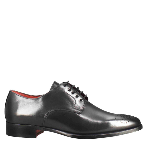 Rockport Margin Chocolate - Scarpe Stringate Derby Uomo In Pelle Pieno Fiore - Marrone, 46 EU