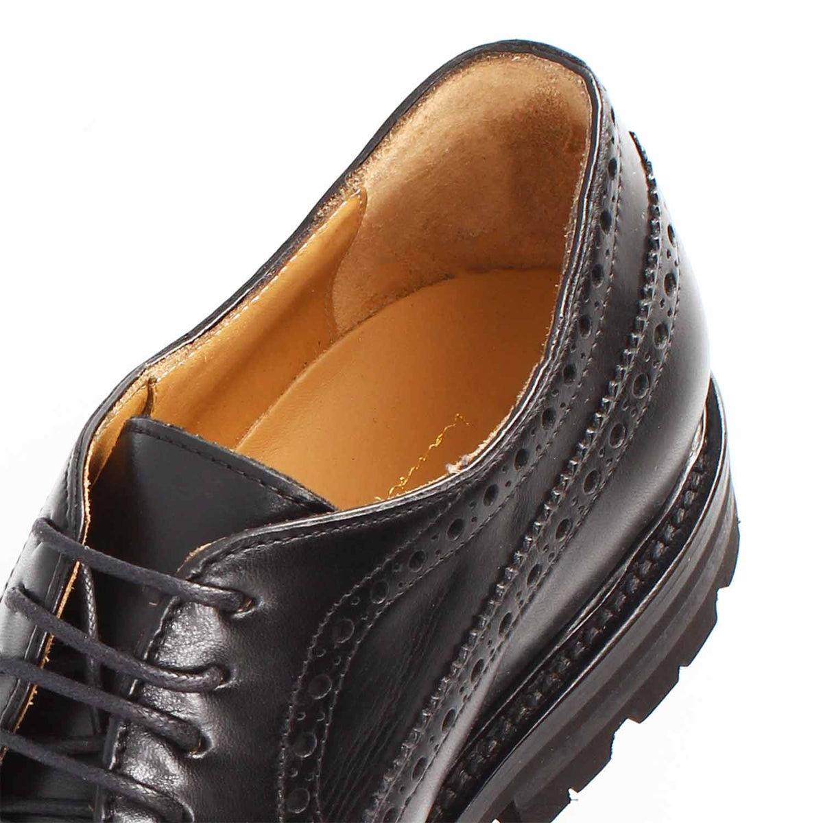 Natural leather lining of the Massimo black