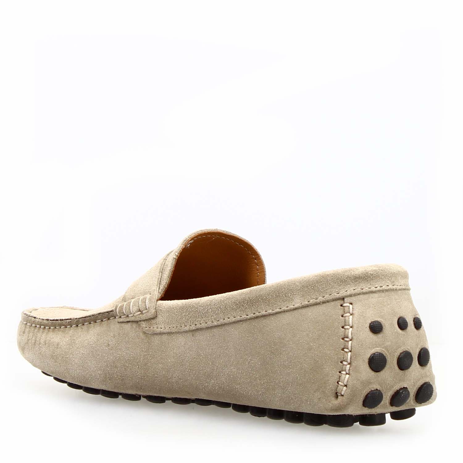 Car shoe Garda da uomo in camoscio beige