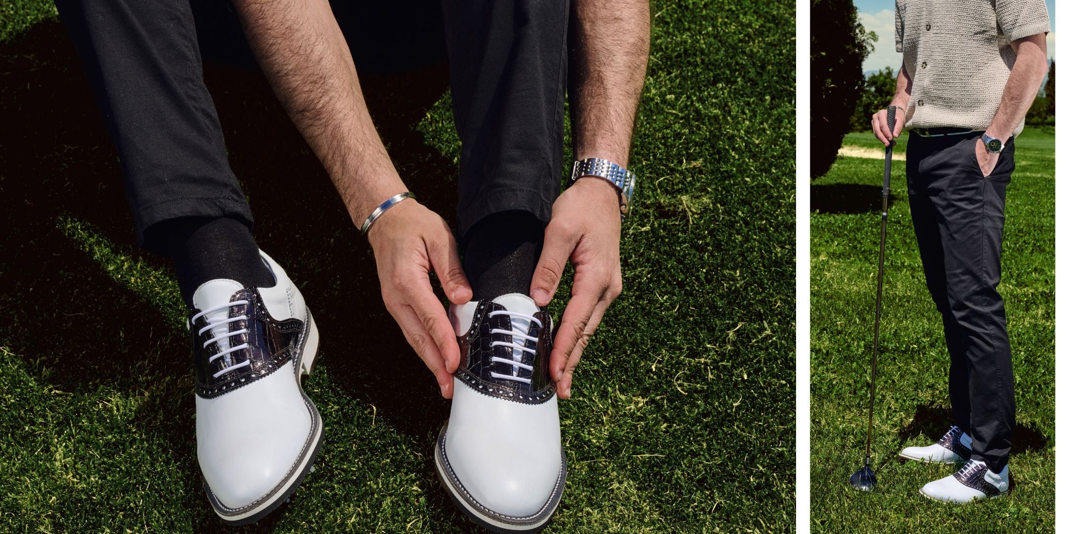 Luxury Golf Shoes for Men Genuine Leather Golf Wears for Men main image 0