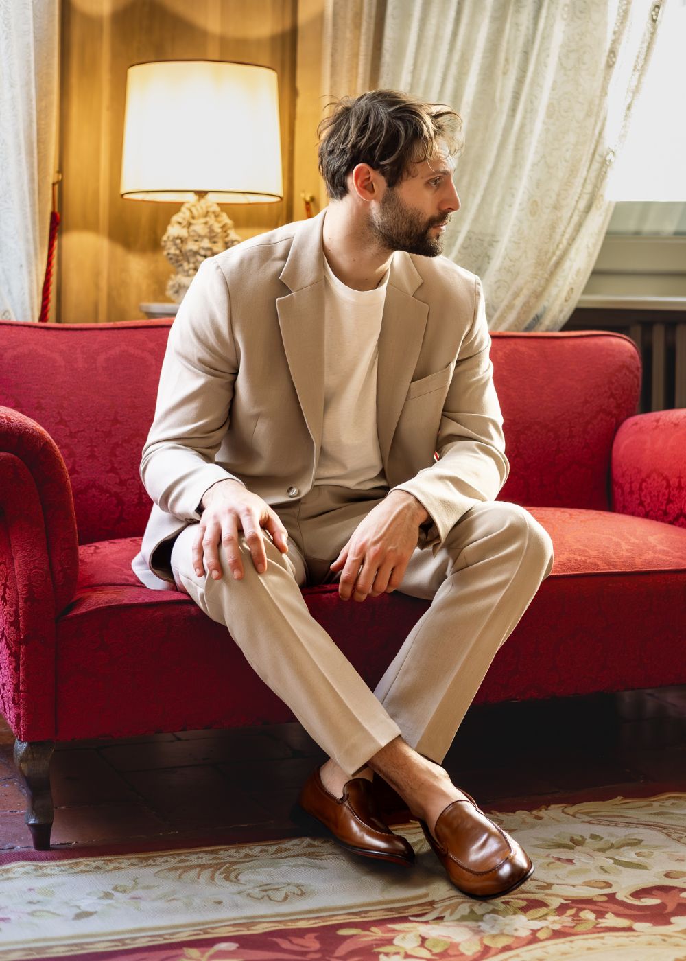 LEONARDO PRINCIPI  men's  ローファー　27 Leonardo Florence Man