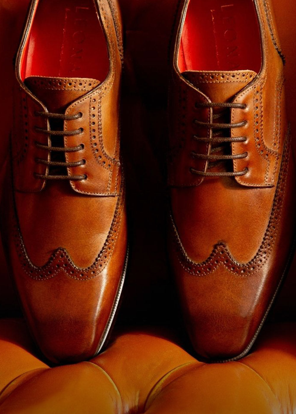 Handmade lace-up shoes for men