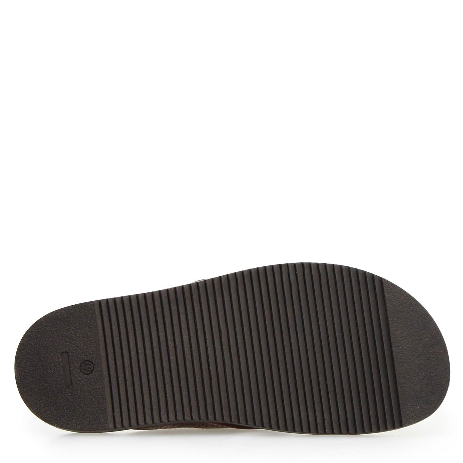 Sandali artigianali da uomo Nerone in pelle marrone - LeonardoShoes