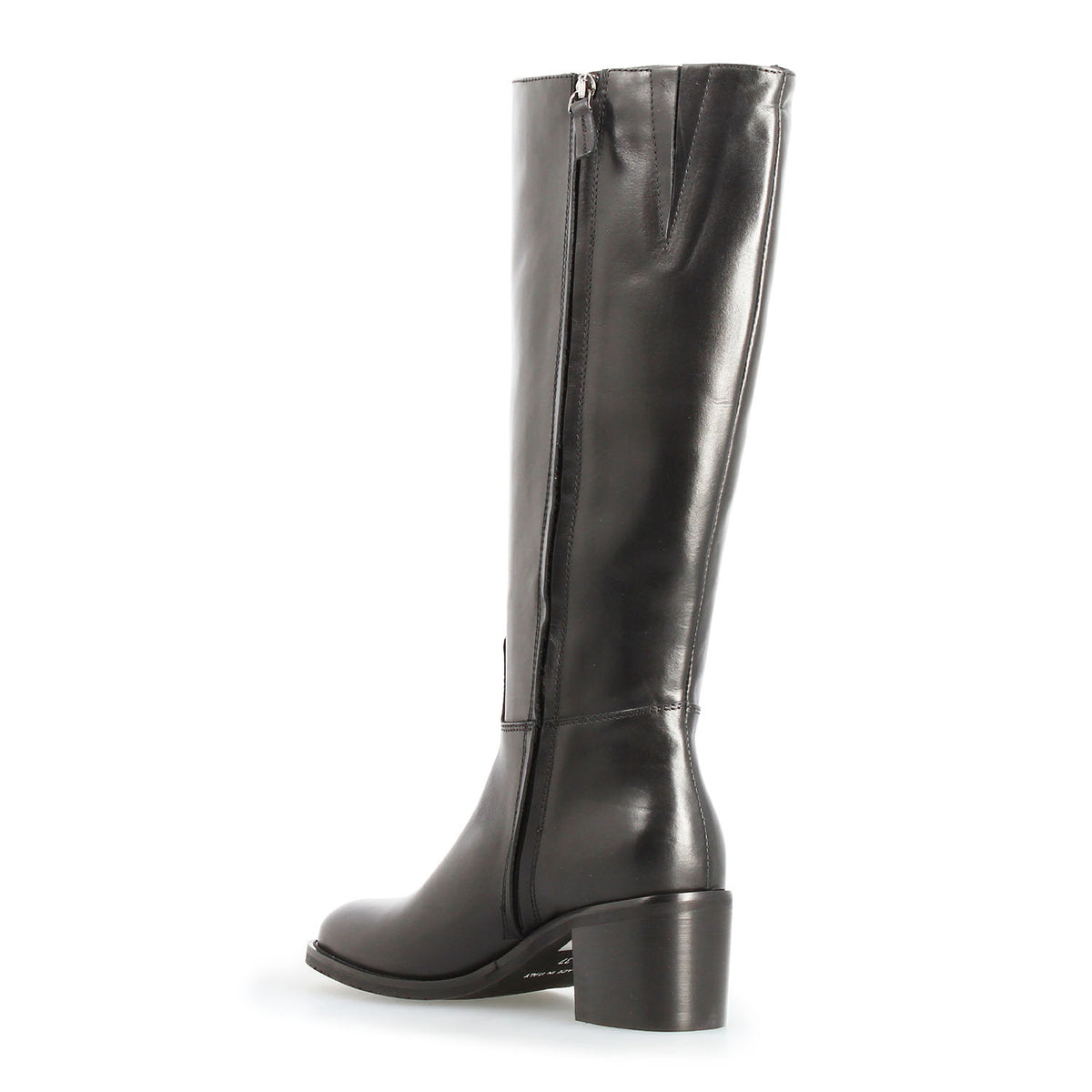 Messala - Botte femme en cuir noir
