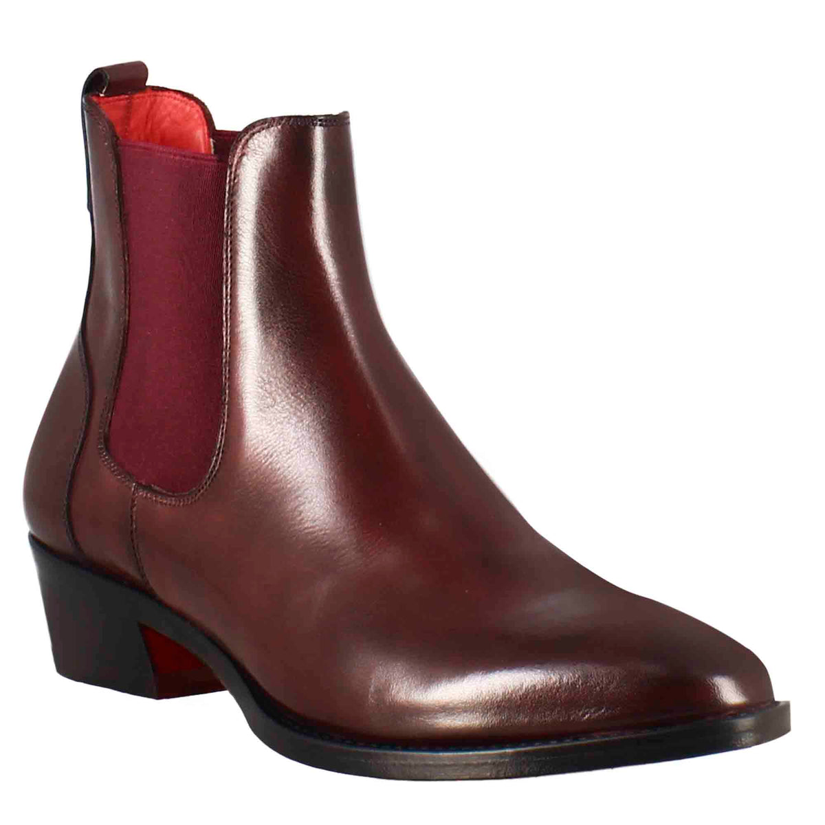 burgundy dress boots for women Nine West Lorthey Boot | Women's | Dark Red | Size 8 main image 0