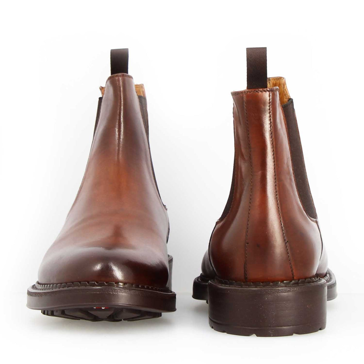 Agusto Herren Chelsea Boot aus braunem Leder