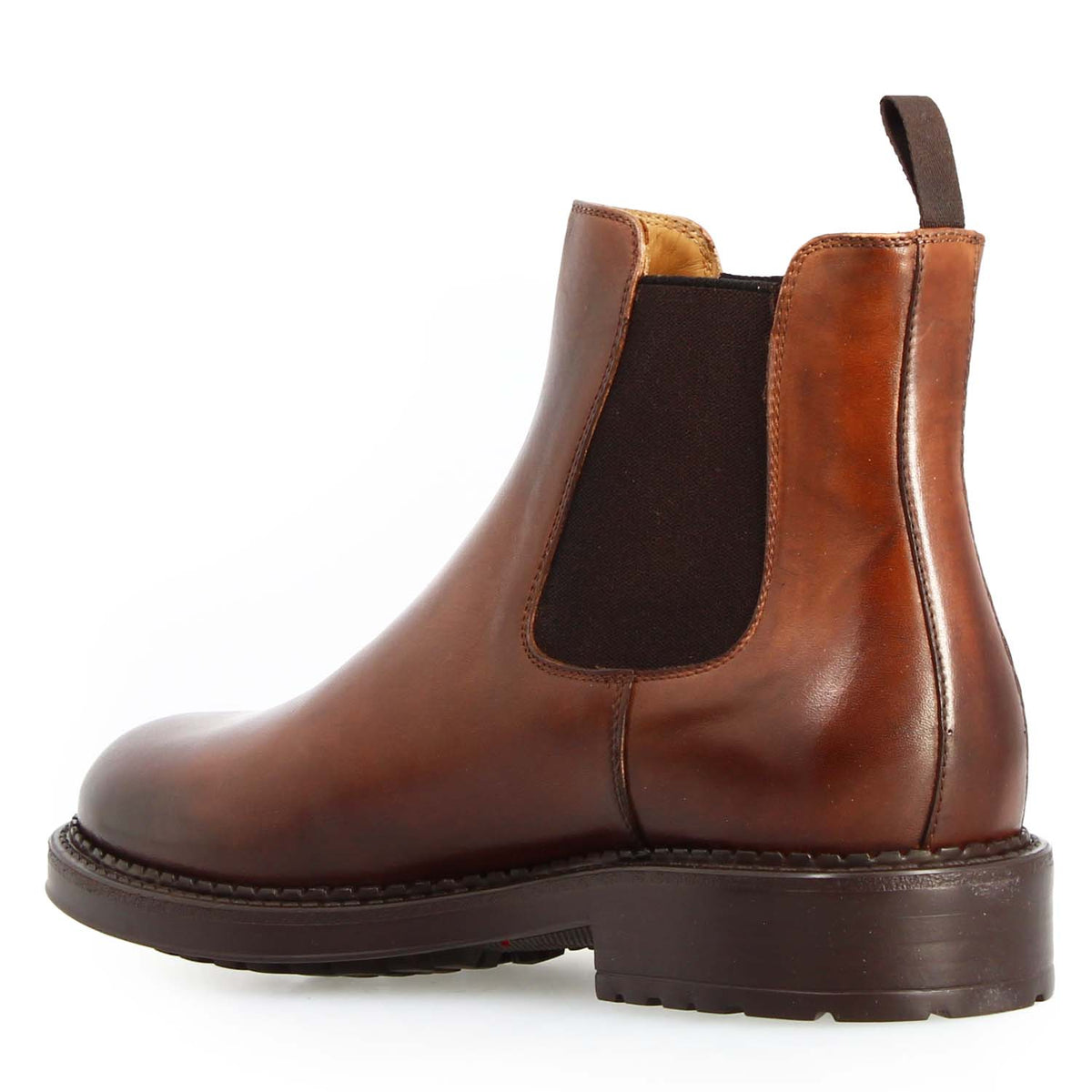 Agusto Herren Chelsea Boot aus braunem Leder