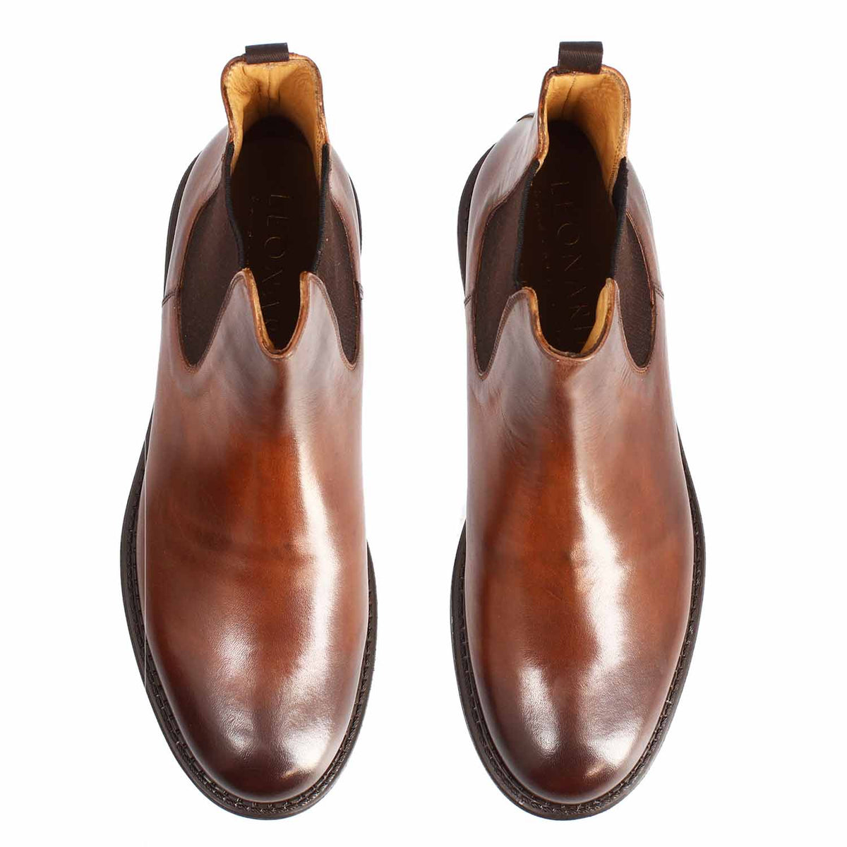 Agusto Herren Chelsea Boot aus braunem Leder