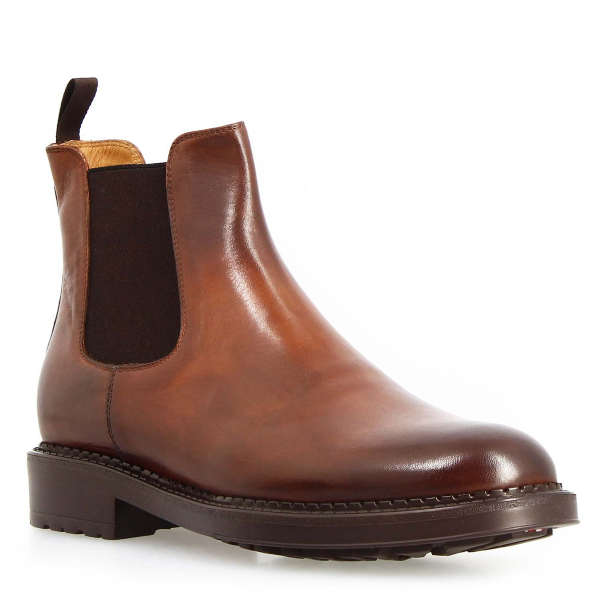 Agusto Herren Chelsea Boot aus braunem Leder
