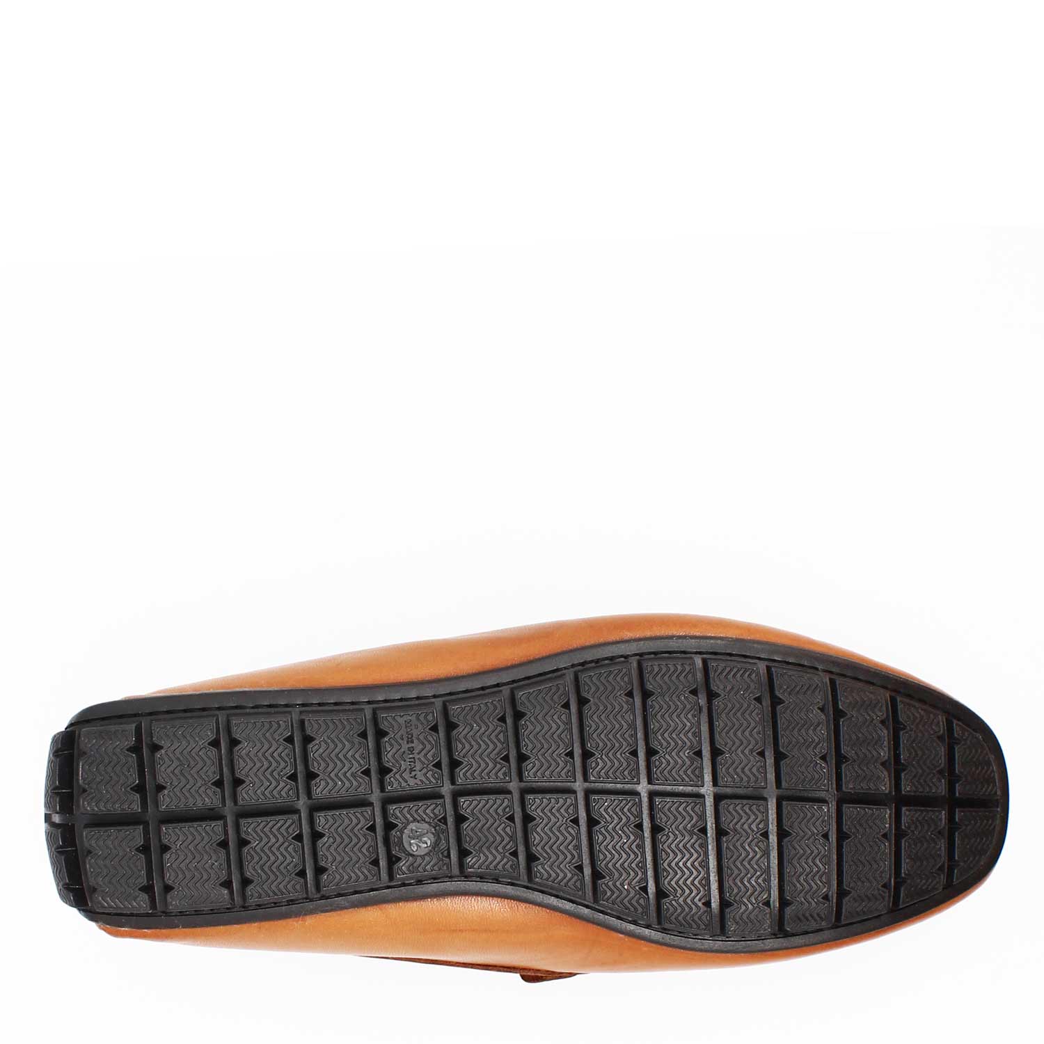Mocassino Ulisse da uomo in pelle marrone chiaro con morsetto