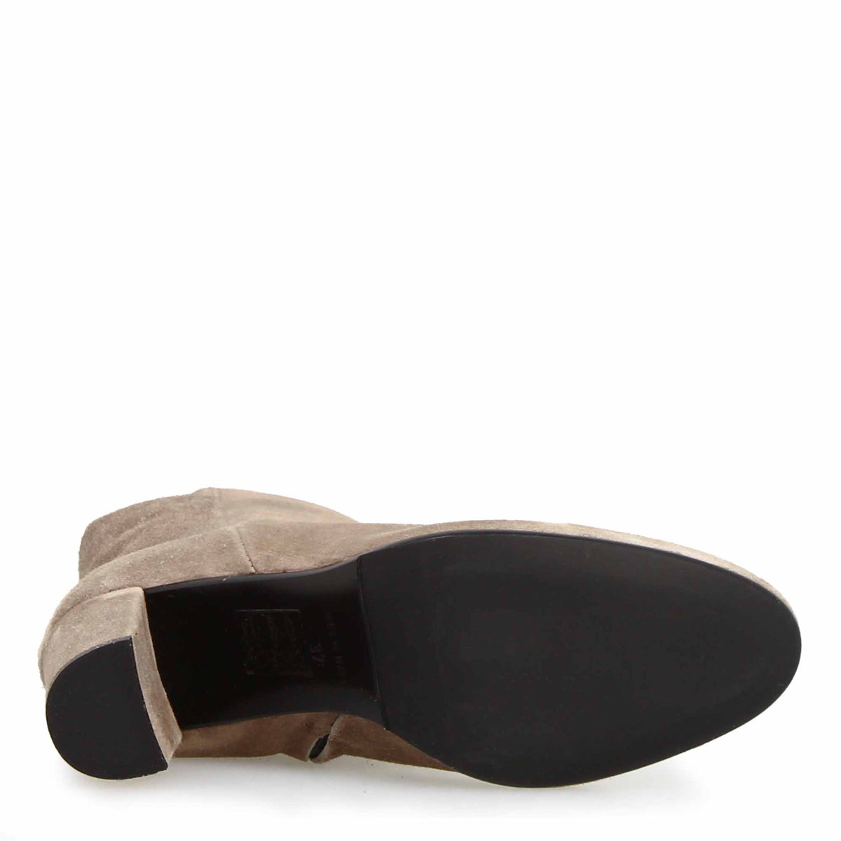 Vesper C - Bottine femme en daim gris