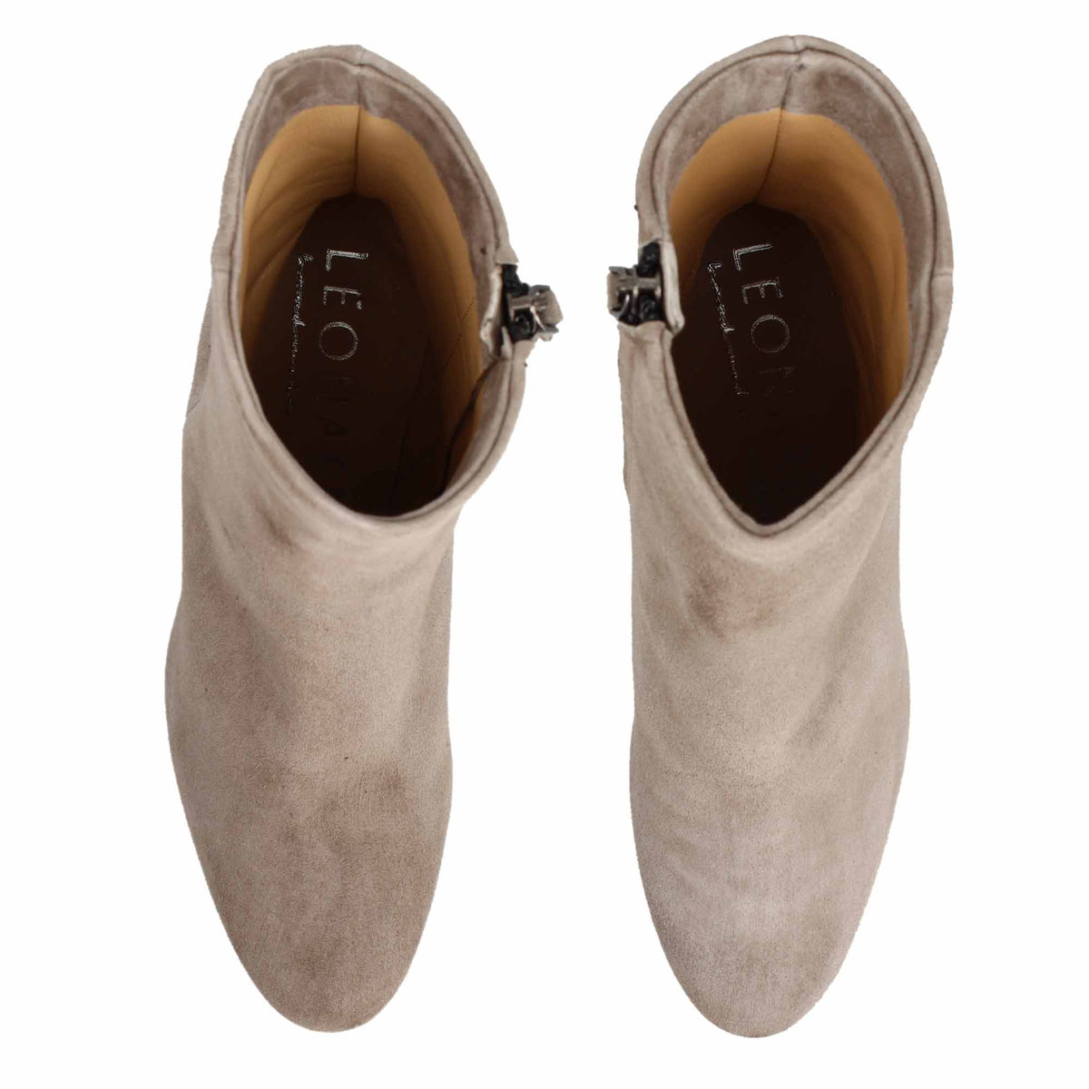 Vesper C - Bottine femme en daim gris