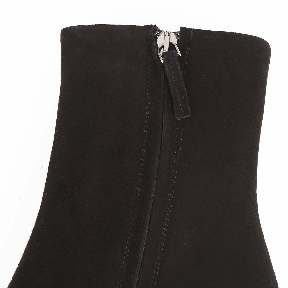 Vesper C - Stivaletto tacco alto donna in camoscio nero - LeonardoShoes