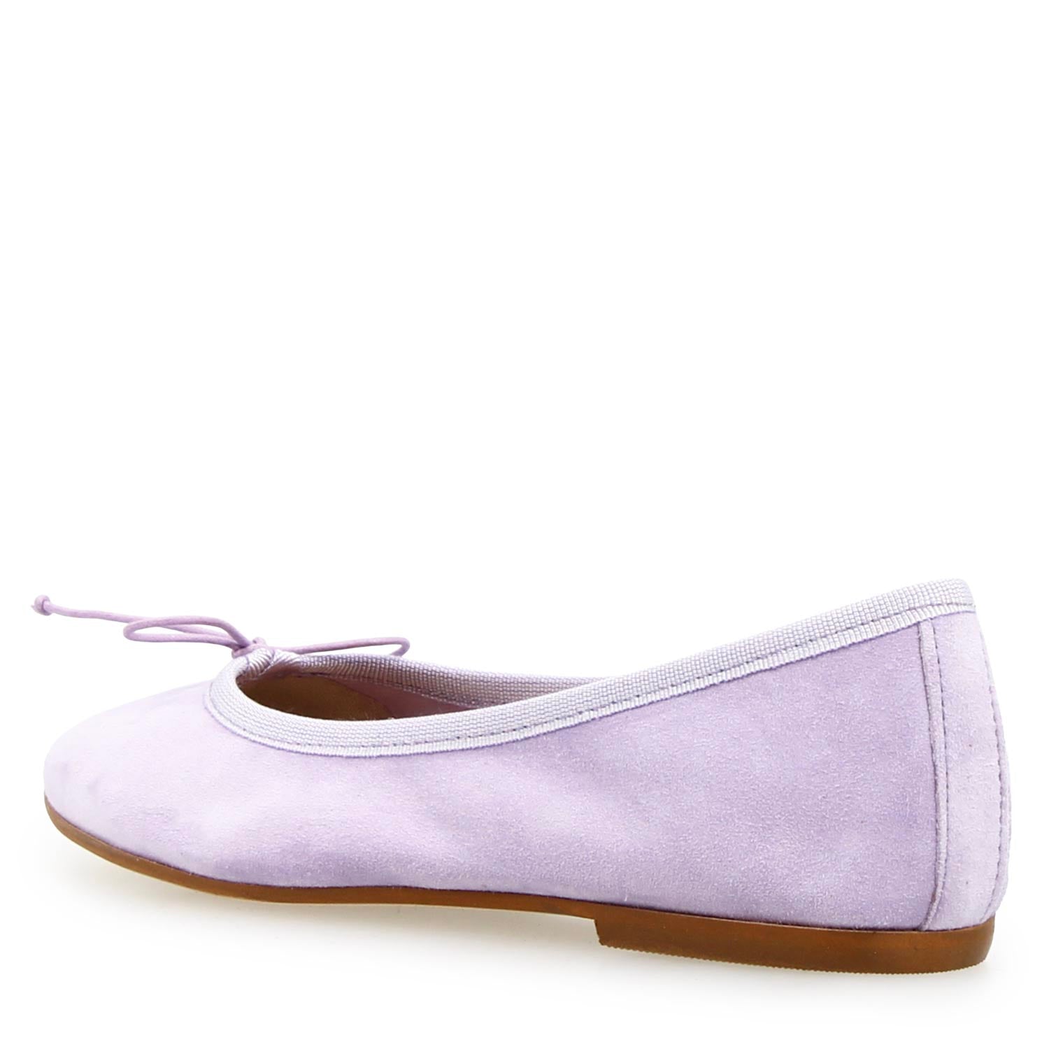 Women's lilac suede ballet flats Fiocco