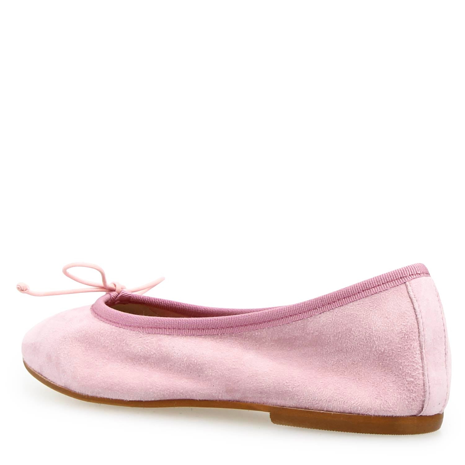 Women's pink suede ballet flats Fiocco