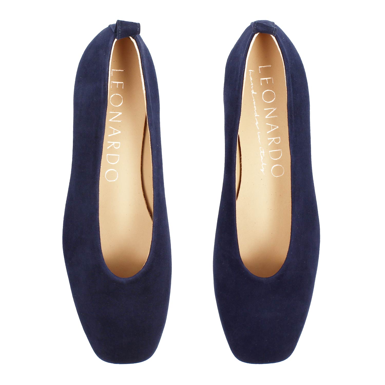 Women's Venere ballet flats in blue suede