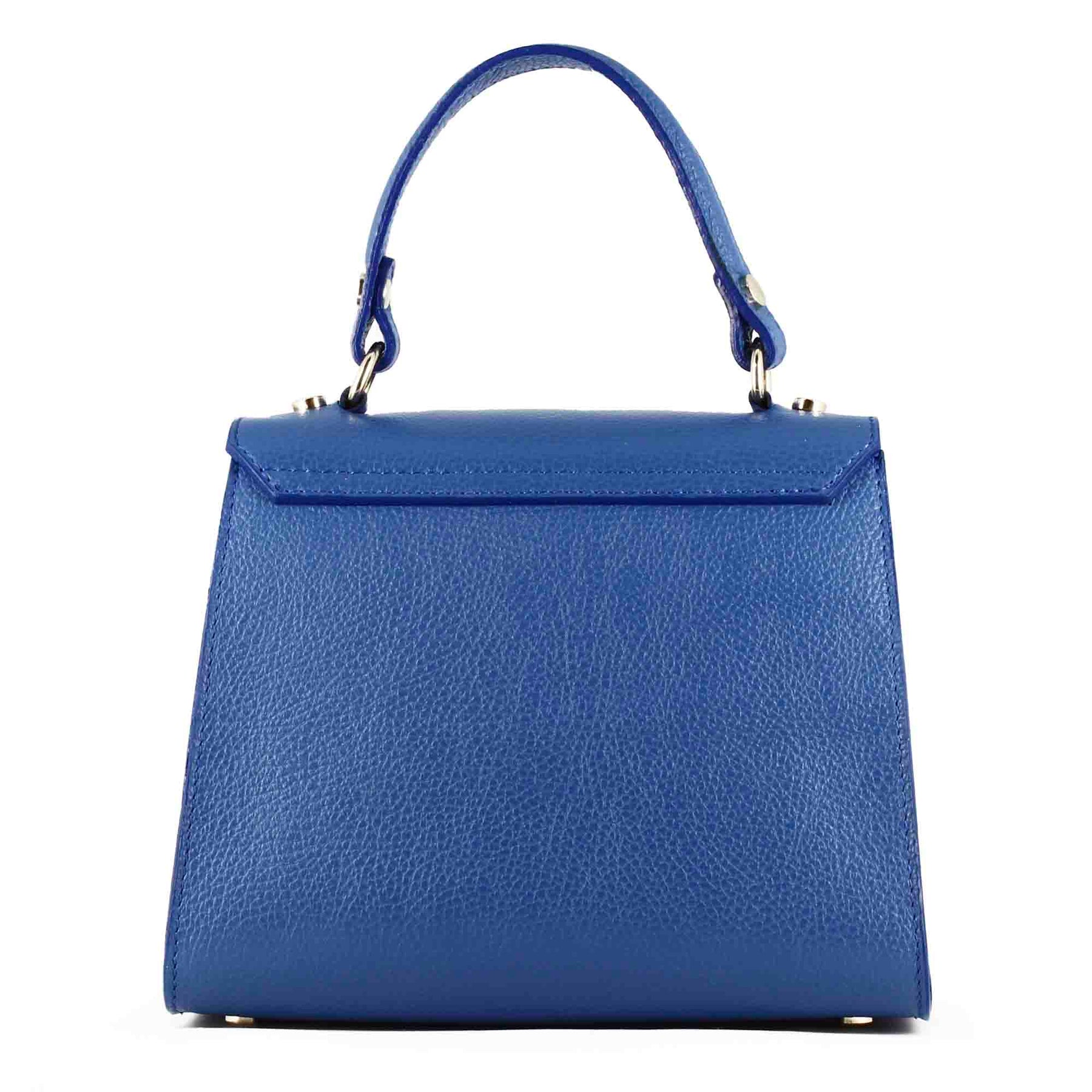 Lady K women's handbag in blue leather