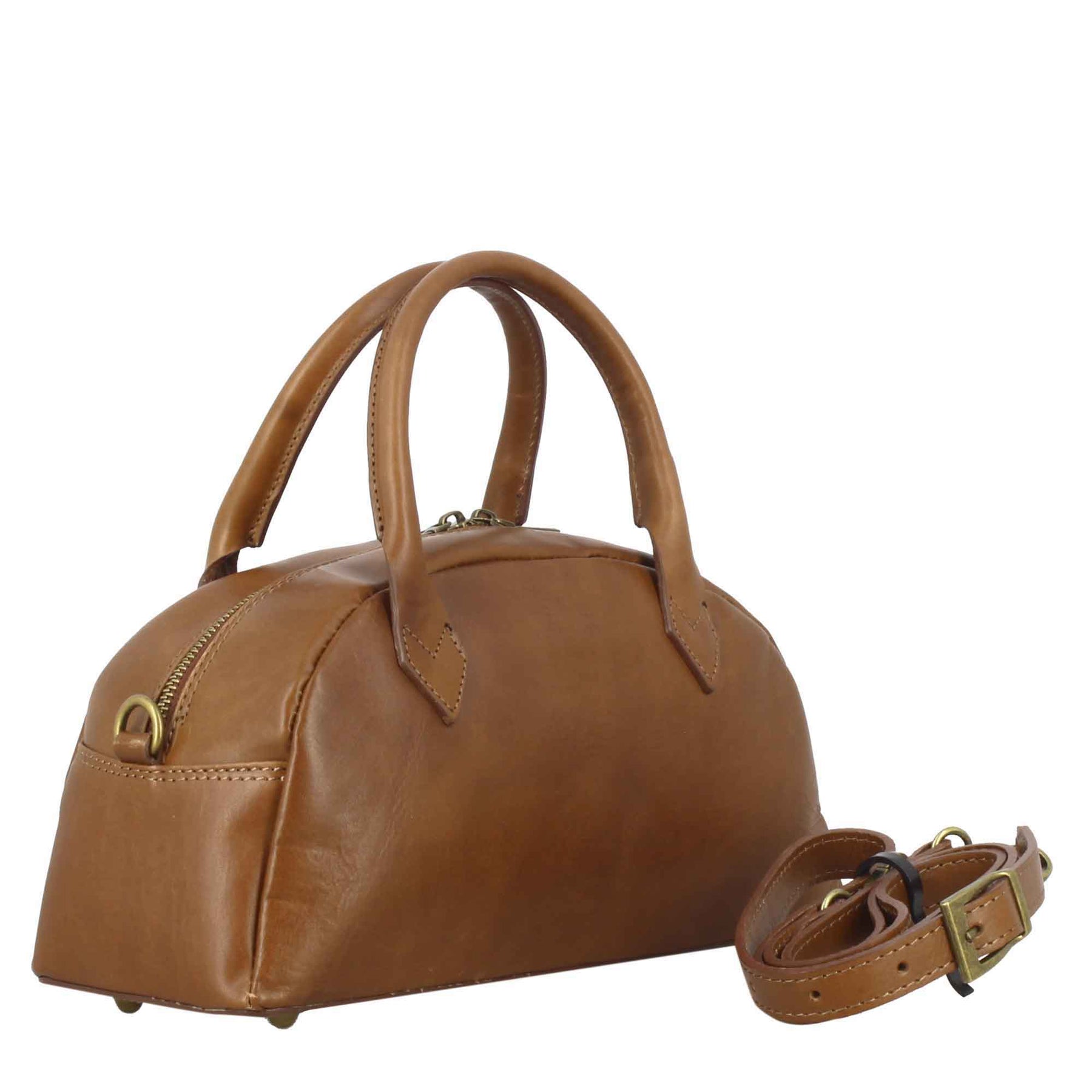 Borsa a mano Tulia bauletto da donna in pelle colore marrone