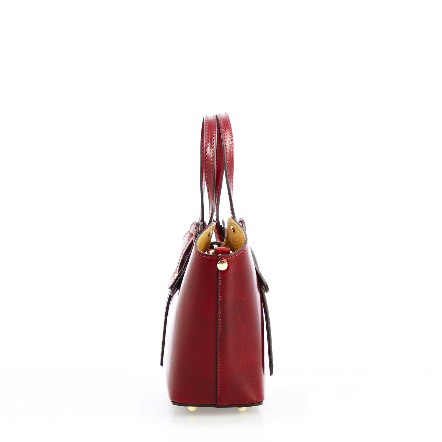 Borsa a mano Lisa da donna in pelle bordeaux - LeonardoShoes