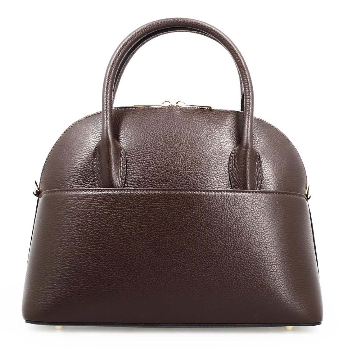 Borsa a mano da donna Sofia grande in pelle marrone scuro