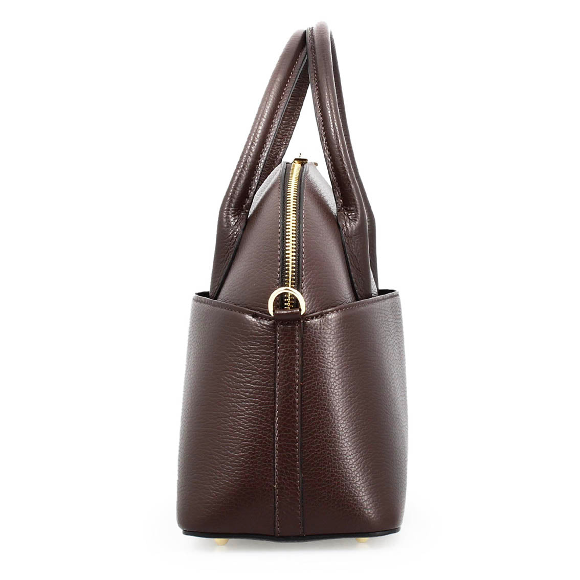 Borsa a mano da donna Sofia grande in pelle marrone scuro
