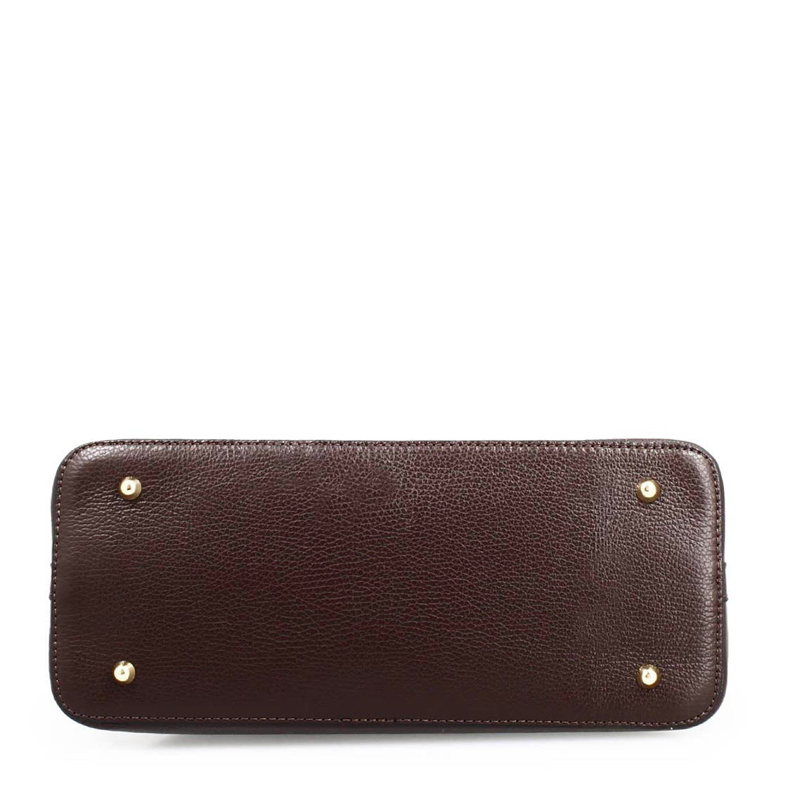 Borsa a mano da donna Sofia grande in pelle marrone scuro