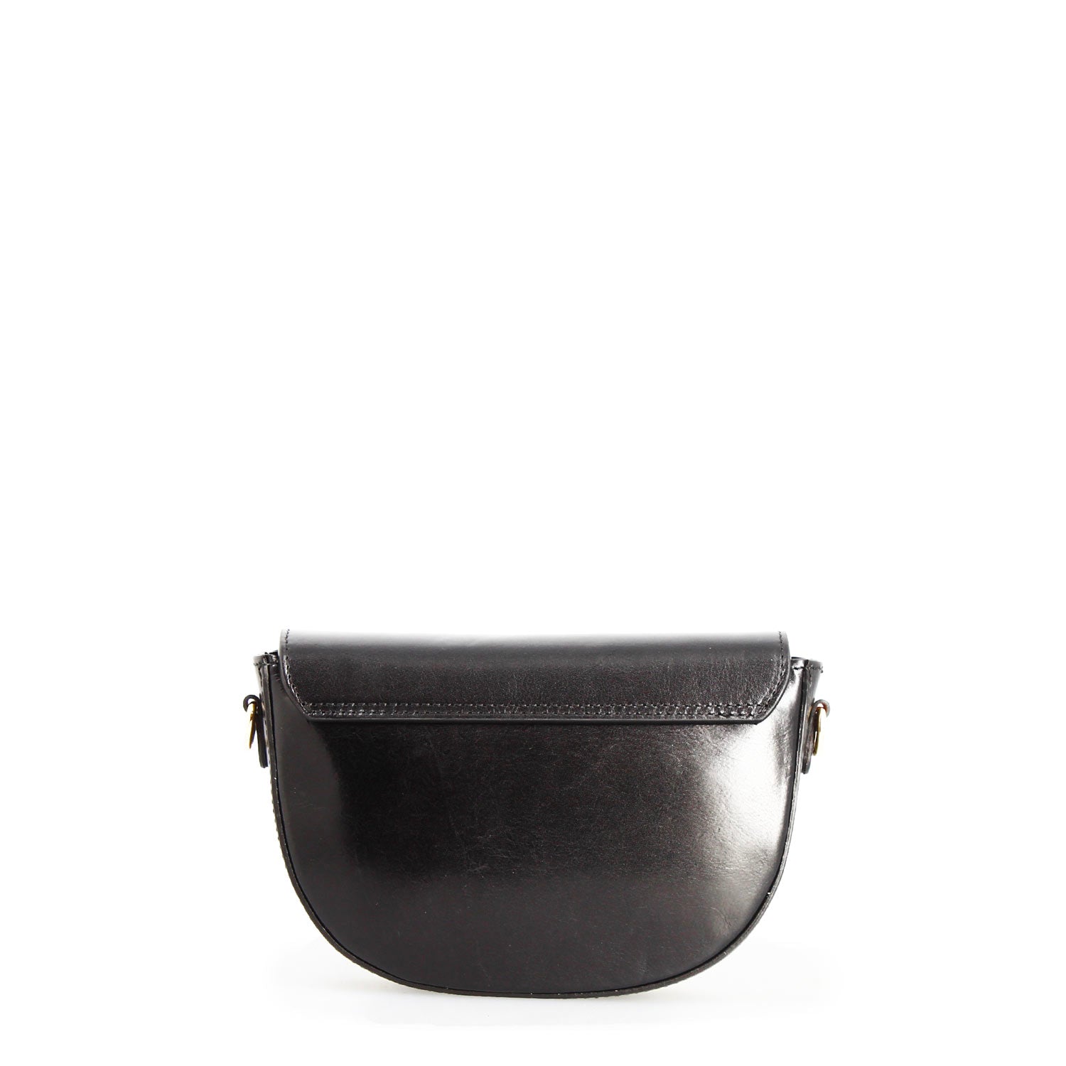 Borsa a mano Lena artigianale da donna in pelle nera - LeonardoShoes