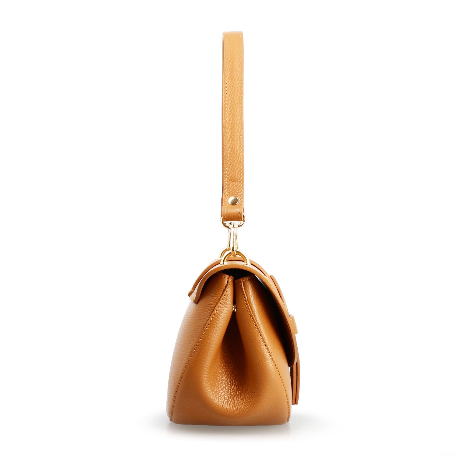 Borsa a spalla Ofelia da donna in pelle marrone chiaro - LeonardoShoes