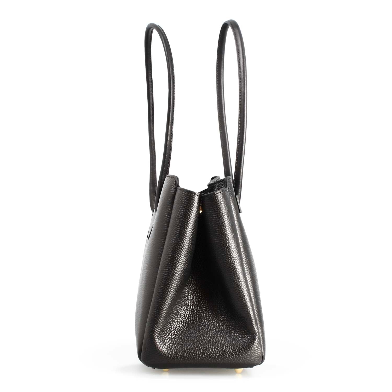 Sac à bandoulière pour femme en cuir noir Giulia
