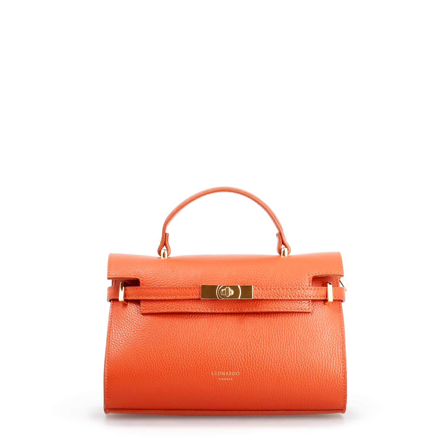 Sac à main Emily pour femme en cuir orange